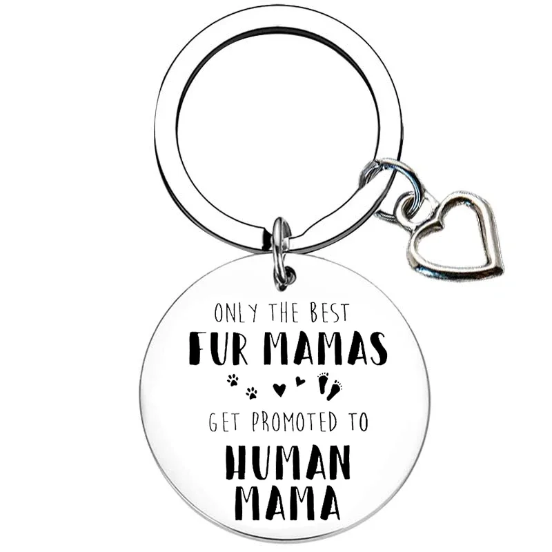 pet Dog Mom Birthday Gifts Key Chain Pendant Mother's Day Keychain I Love You Mom Mother Thanksgiveing gift