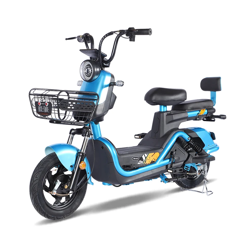 2 Wheels Newest 500w Quad Electric Bicycle Bike 60 Volte 2 Seat 42 km/h Factory Direct Sale Electric Bicycle Bike