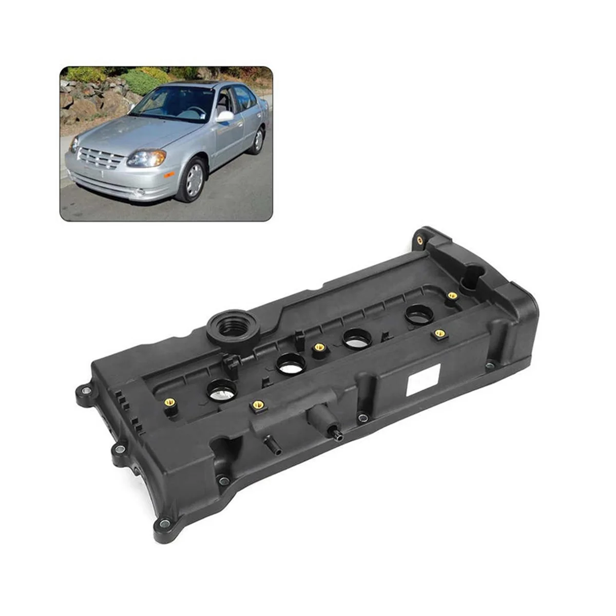 22410-26610 22410-26611 Car Auto Engine Cylinder Head Valve Cover 22410-26013 Replacement for Hyundai Accent 1.6L