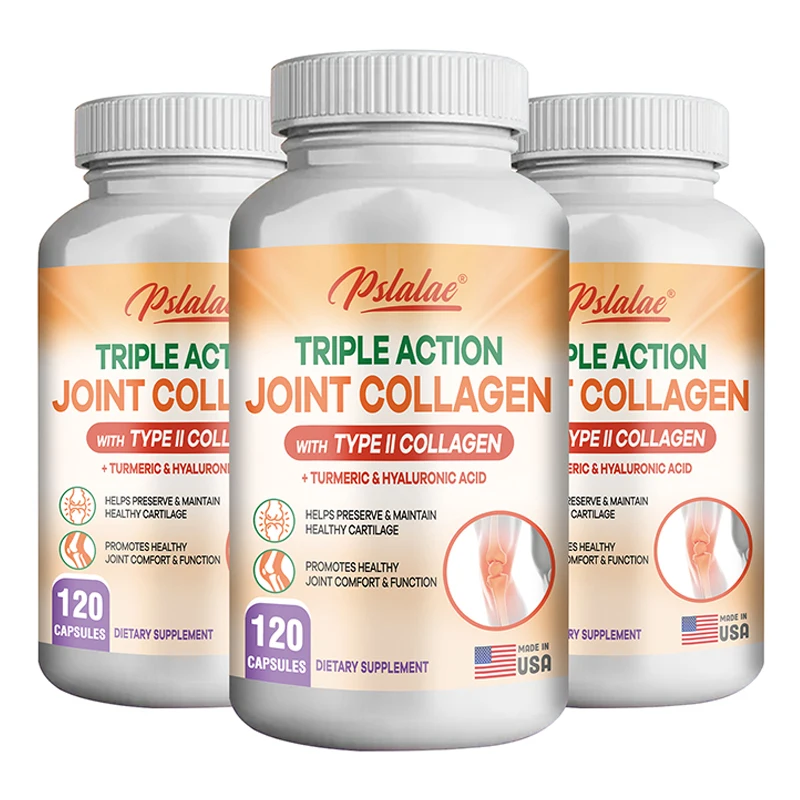 Triple Action Joint Collagen with Type II Collagen - Relieve Stress, Control Bone and Joint Inflammation, Enhance Immunity