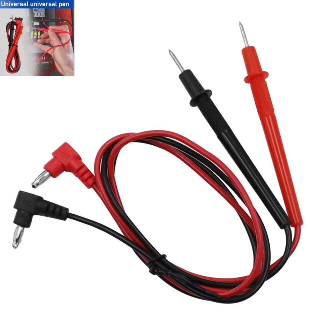 2PCS Multimeter Table Pen Probe Test Leads Pin For Digital Multimeter Clip Leads Cable Multi Meter Tester Lead Probe Wire Pen