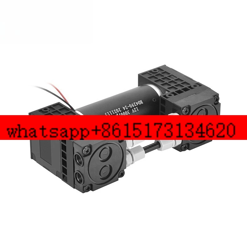 Miniature vacuum pump 24V sampling pump High negative pressure 12V electric diaphragm pump G7BL128515 four-wire adjustable speed