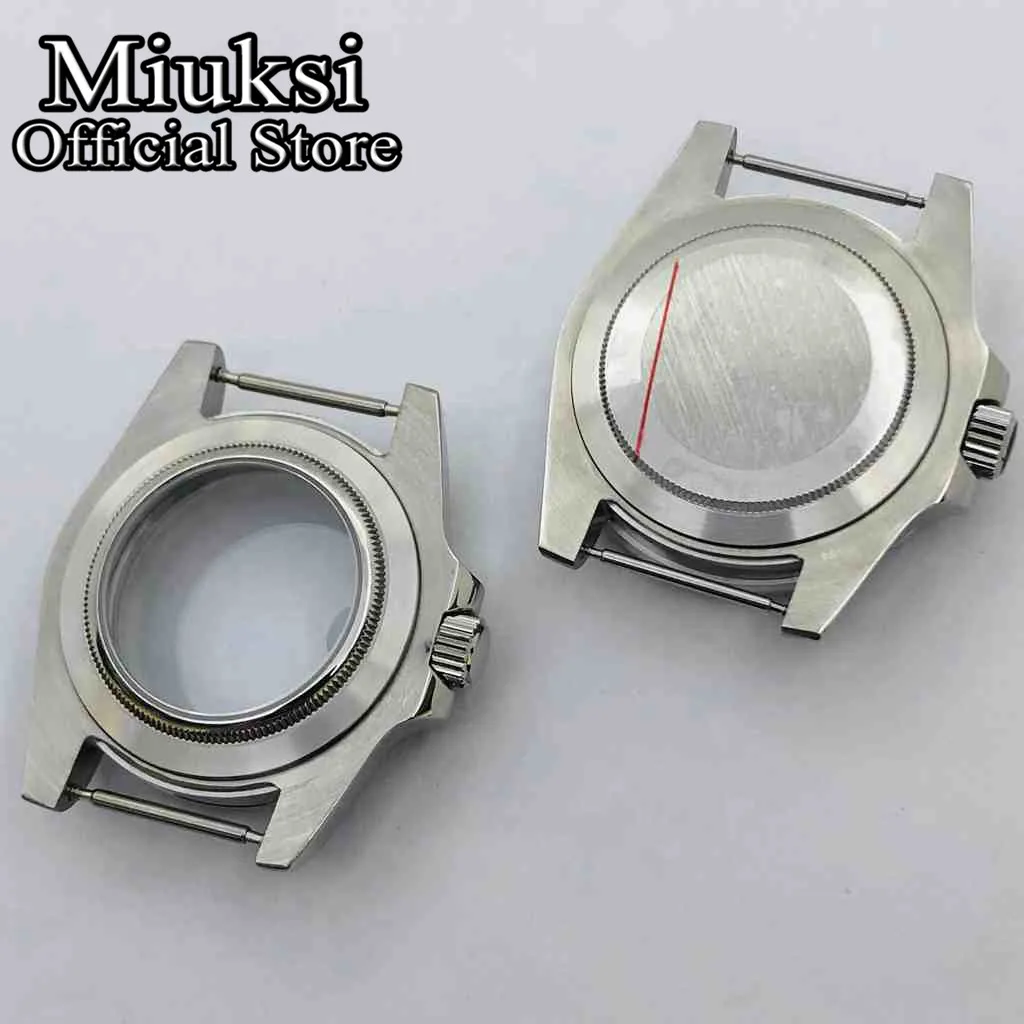 Miuksi 39mm watch case sapphire glass fit NH35 NH36 NH34 ETA2824 2836 Miyota8205 8215 821A PT5000 ST2130 DG2813 3804 movement