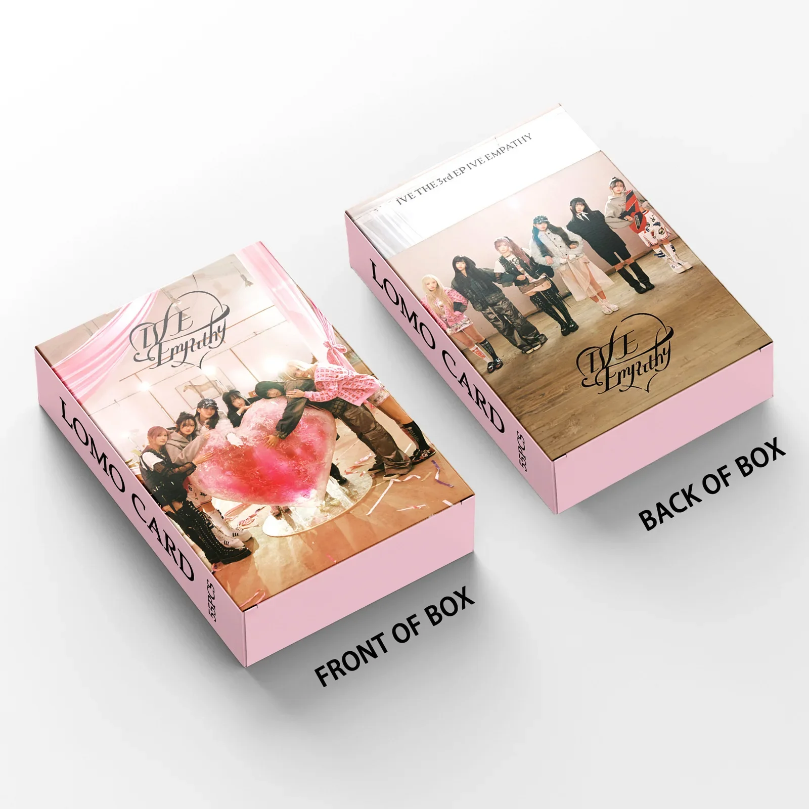 55 Hot Selling IVE Small Cards IVE EMPATHY Cards Zhang Yuanying KPOP Peripheral LOMO Small Cards