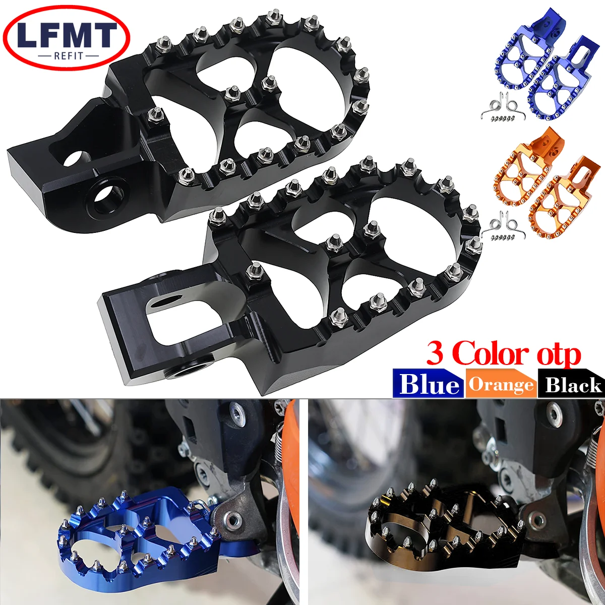 

Foot pegs Foot Rests Pedals For KTM 125 150 250 300 350 450 500 EXC EXCF XC XCF SX SXF XCW For Husqvarna TC FX TE FE 2017-2023