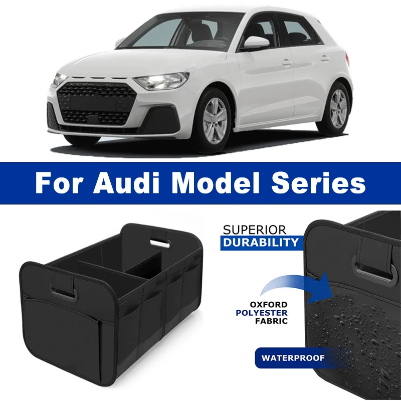 

Foldable Car Organizer Portable Storage Box With Side Net for Audi A3 A4 A5 A6 Q3 Q5 S3 S4 RS3 RS4 B7 B8 Q2 Q7 S5 S6 RS5 RS6