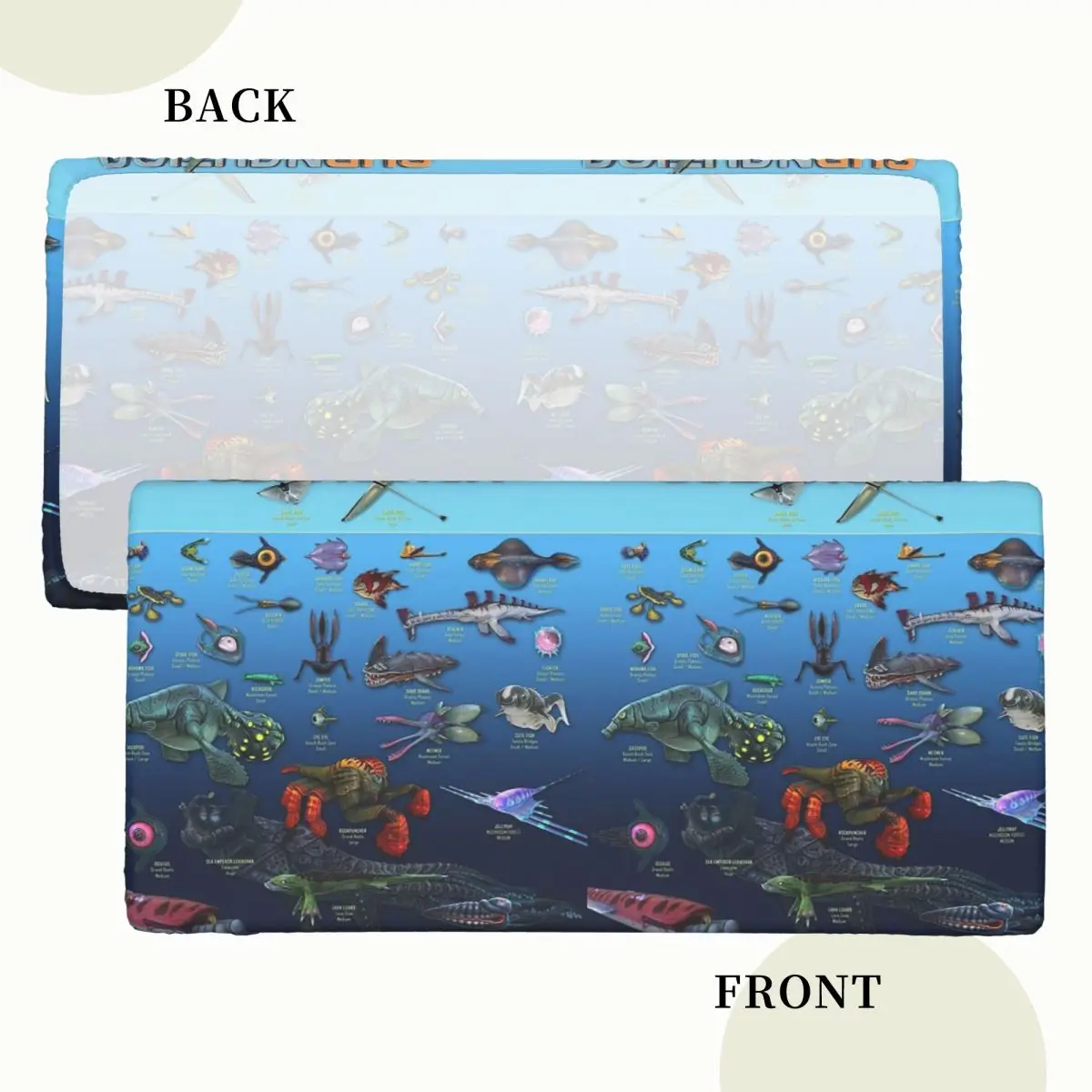 Cartoon Popular Subnautica Below Zero Customized Rectangular Tablecloth Waterproof Table Cover for Festival Party Table Cloth