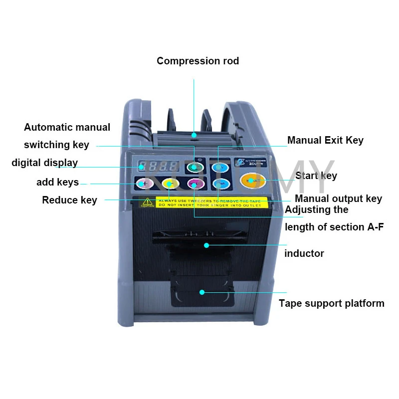Dispenser Pita Otomatis Tipe Baru Mesin Pemotong Pita Perekat Listrik Mesin Pemotong Pita Transparan Mesin Yaesu Pita Dua Sisi