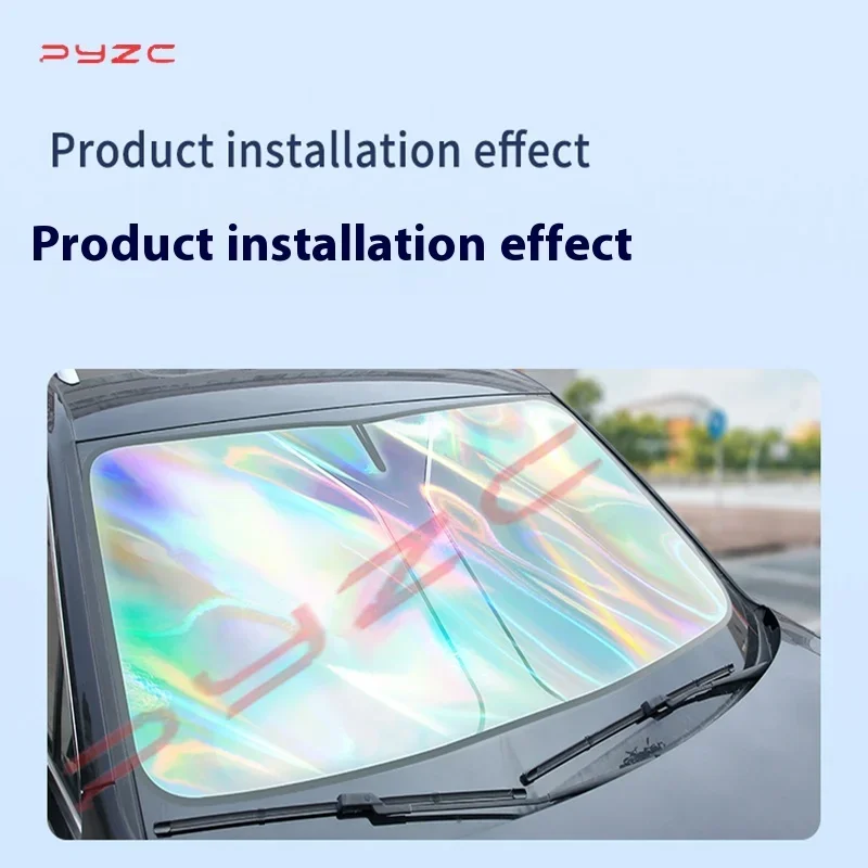 Auto Parts For Renault Scenic E-Tech 2024~2025 Car Front Window Sun Visor Blocks UV Refletive Parasol Sunshade Protector Cover image 3