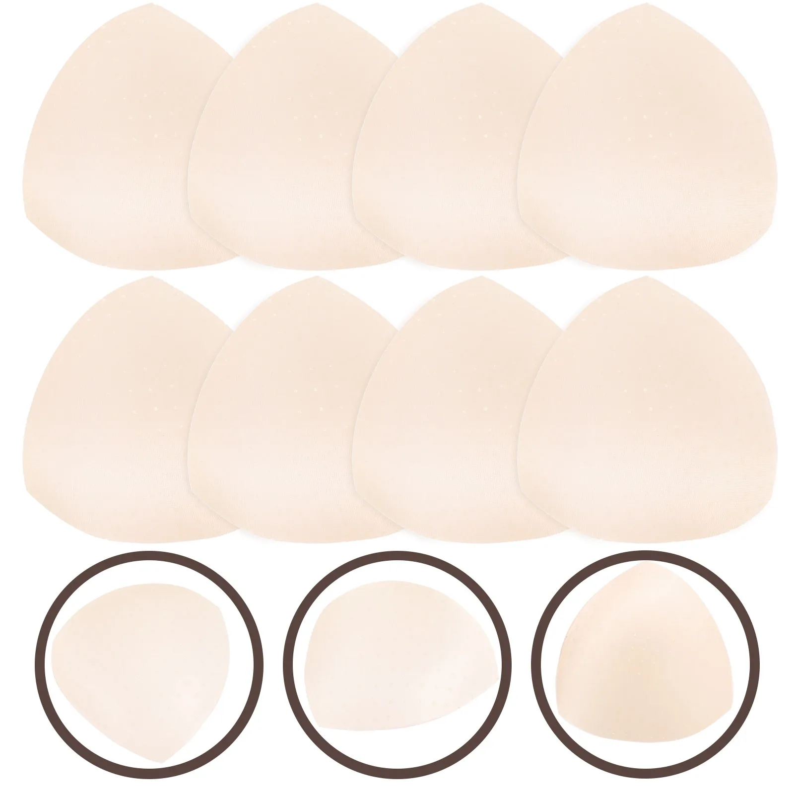 

8pcs Breathable Sponge Sports Cushions Women Removable Cups Lightweight Comfortable For Yoga Swimwear Durable Accessories Push