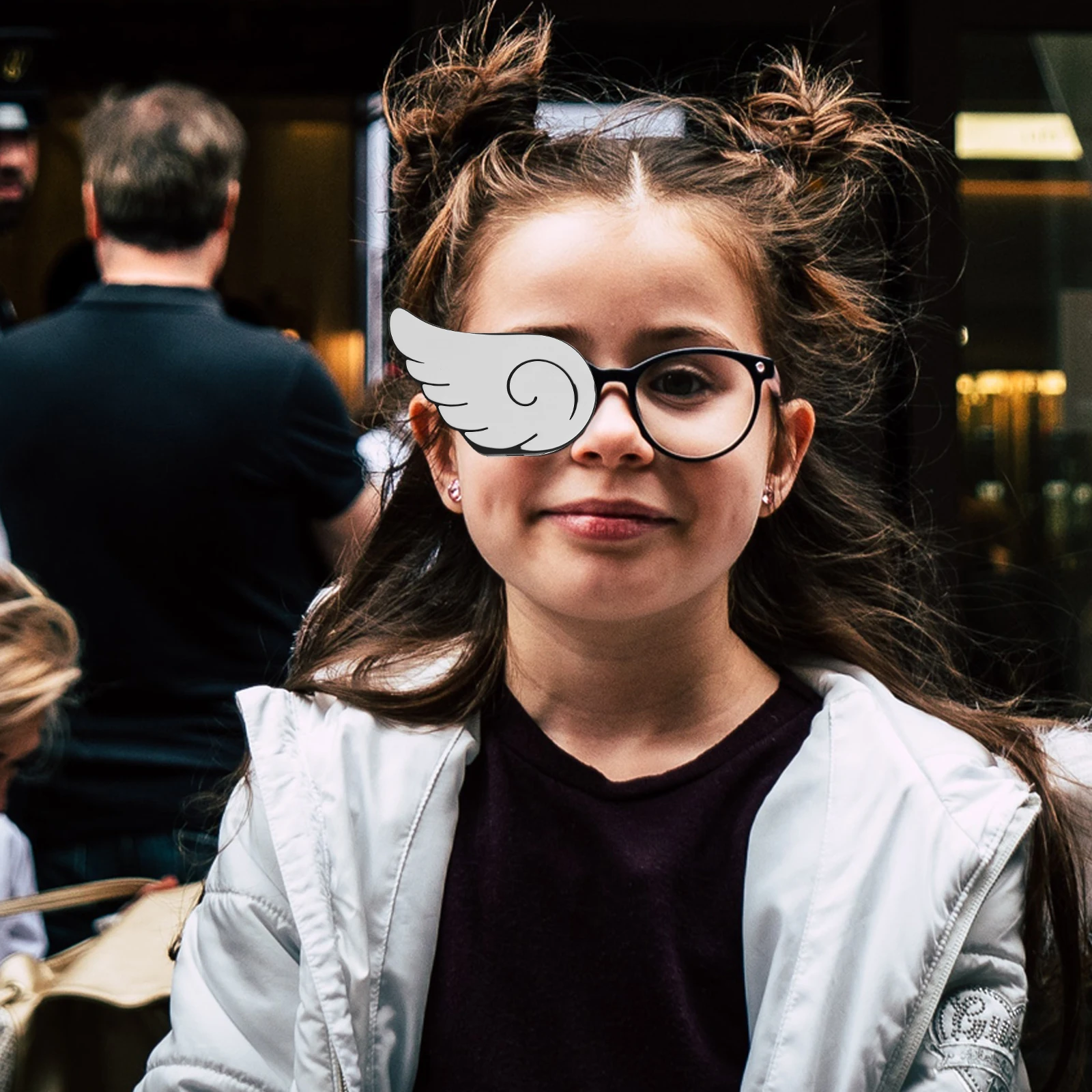 

2Pcs Kids Strabismus Eye Patch | Silicone Amblyopia Cover for Right or Left Eye Recovery | Comfortable Blindfold for Surgery