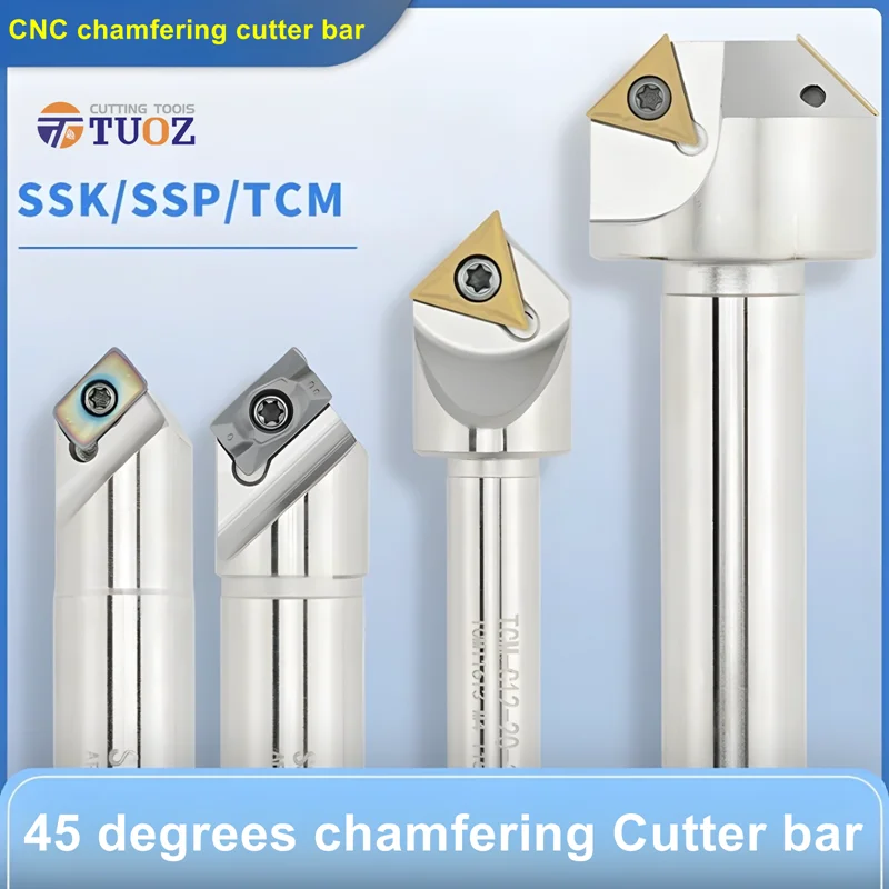 

CNC chamfering cutter bar SSK/SSP/SSH/TCM/CCM/NNK 30 degrees 45 degrees 60 degrees 12mm 16mm 20mm 25mm inner hole chamfering