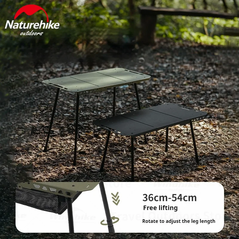 

Naturehike IGT Table Multifunctional Camping Tactical Table Adjustable Height Outdoor Picnic Portable Folding Lightweight Table