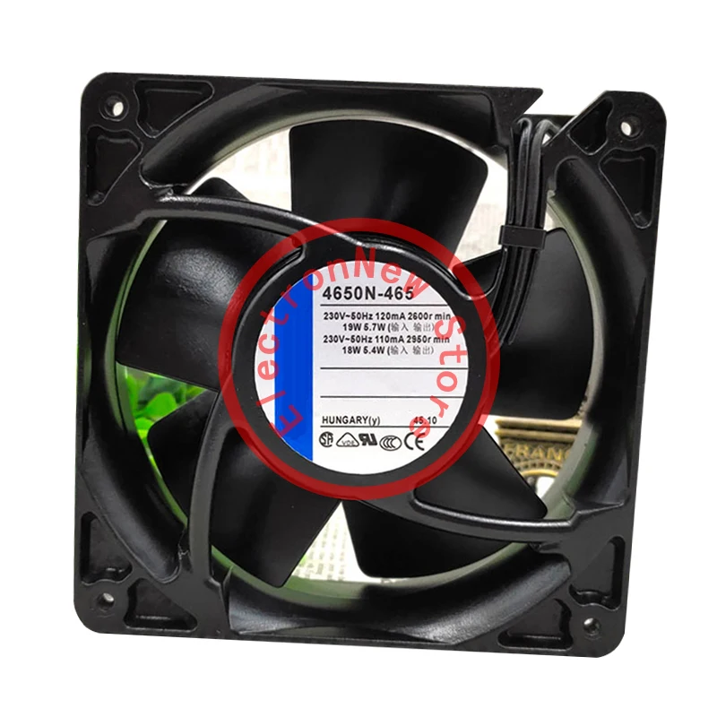 ORYGINALNY 4650N-465 230VAC 12038 120*120*38mm NOWY WENTYLATOR CHŁODZĄCY