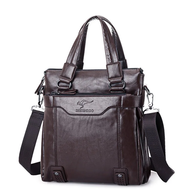 Men's Vertical Handbag Handheld Business Briefcase 2023 New Shoulder Bag Crossbody Bag