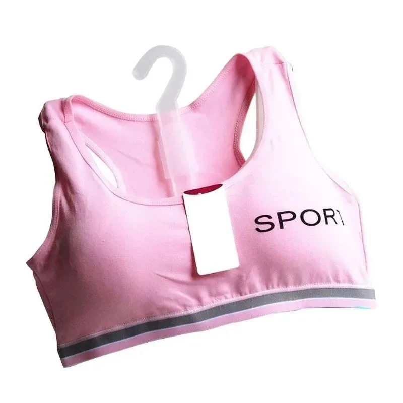 Adolescenti Studente Lingerie Reggiseno Sport Maiden Ragazza Comoda biancheria intima Reggiseno Ragazza Adolescente Top Reggiseni sportivi Reggiseno