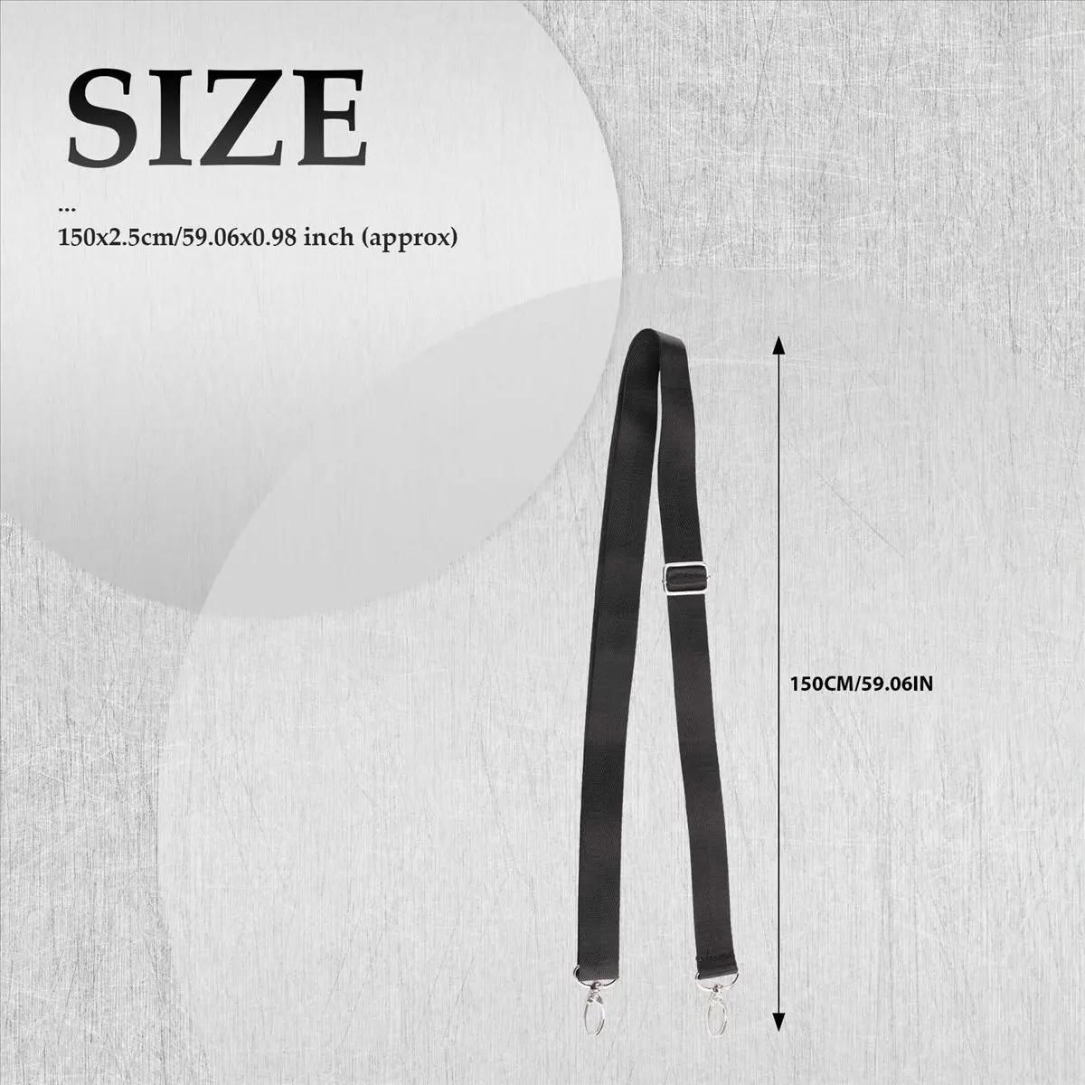 สายสะพายไนลอนปรับได้ ABQR สำหรับกระเป๋าสะพายข้าง สายคล้องคอม สายคล้องกล้อง