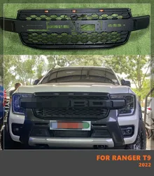 Good Quality ABS Front Middle Grill Racing Grills With LED Lights Fit For Ford Ranger T9 2022