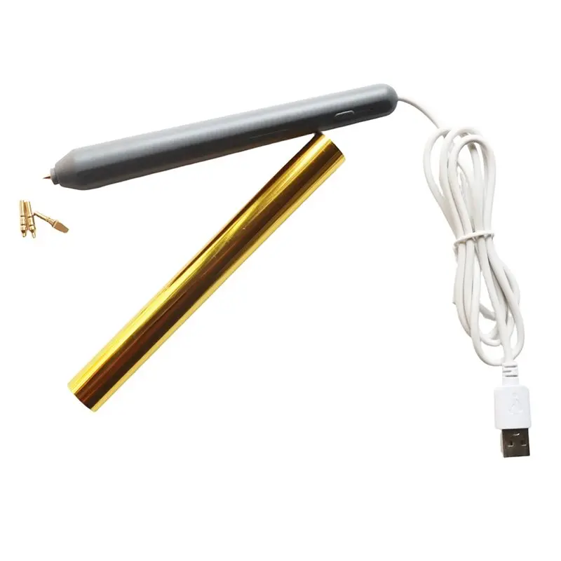

USB-Heated Hot Foil Embossing Pen DIY Craft Tool For Art& Writing, Card Making, Scrapbooking, Lettering