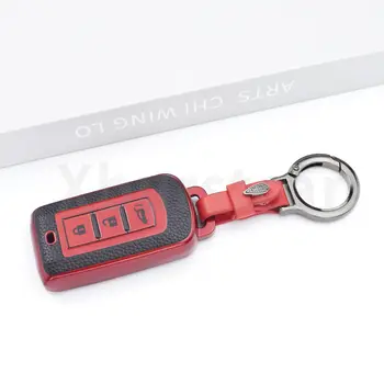 適用於三菱帕杰羅、藍瑟、運動版、日蝕、Cross、歐藍德、ASX 的 TPU 皮革汽車遙控鑰匙套配件 10 最佳銷售 三菱鑰匙圈套 - №6