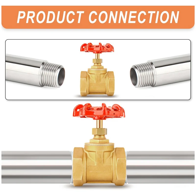

Y42A-1PCS Латунный промышленный затвор, DN25 1 дюйм NPT с внутренней резьбой с колесной ручкой, сверхмощный инструмент для затворного клапана для воды, масла, газа