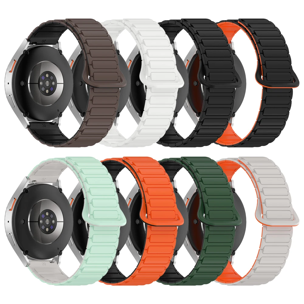 22mm 마그네틱 스트랩 (포시얼 GEN 5E 5 6/Gen5 가렛/칼리어/줄리아나 실리콘 팔찌, 샤오미 워치 S1 S2 S3 S4 호환)