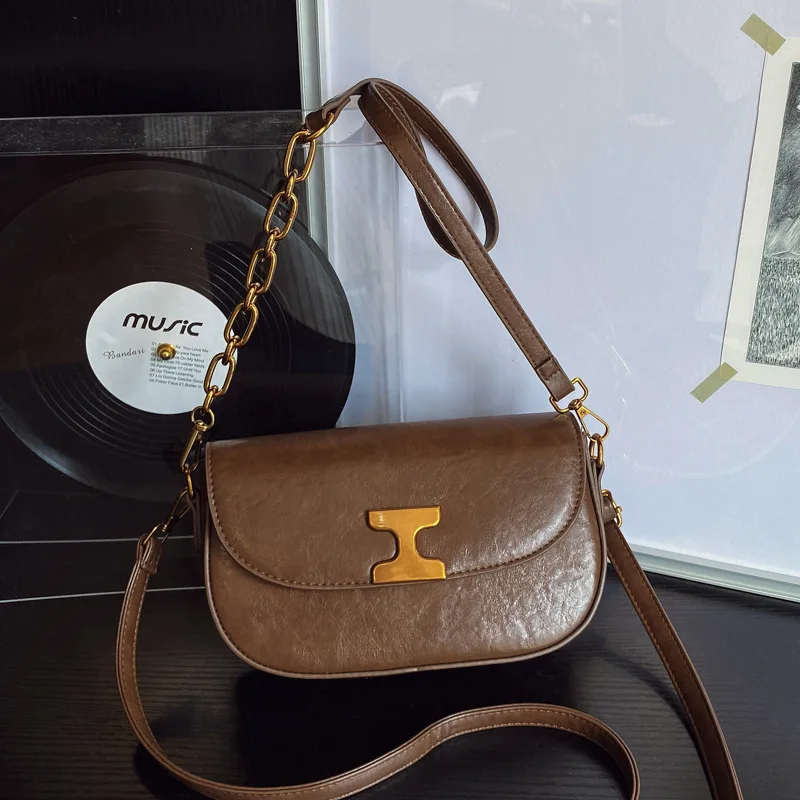 Tas Wanita Modis Kasual dan Serbaguna, Tas Selempang Rantai Terbaru, Tas Messenger Wanita Modis untuk Kerja.