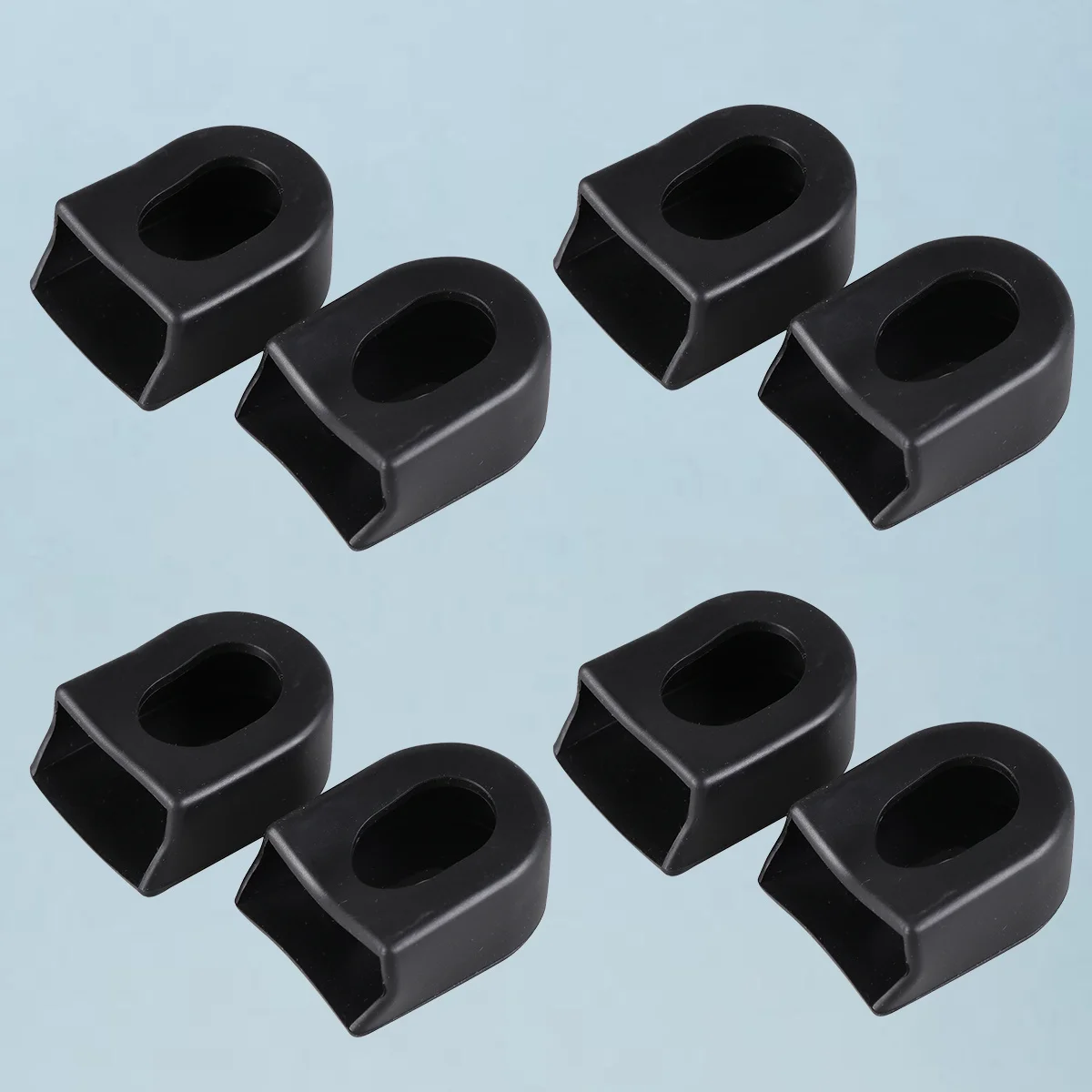 

8pcs Bicycle Crank Arm Cover Black Durable Protector For Mountain Road Folding Bike Crankset Protective Case Cycling Accessory