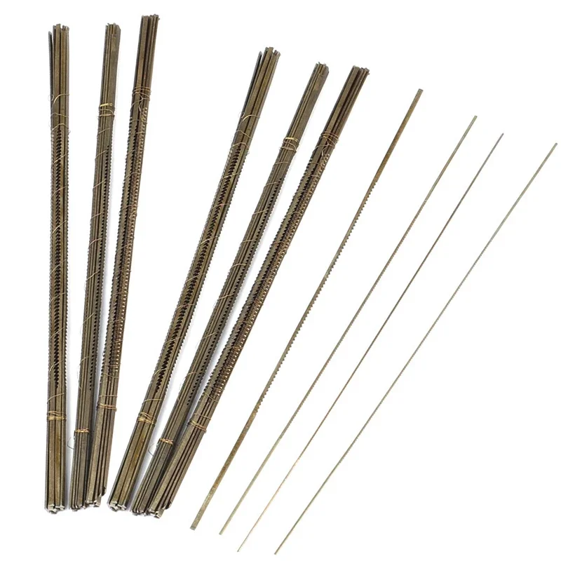 1/12 قطعة-144 قطعة/دفعة المعادن قطع تركيبات شفرة/صندوق معالجة المجوهرات شفرة المنشار اليد النجارة أدوات يدوية لغز شفرة