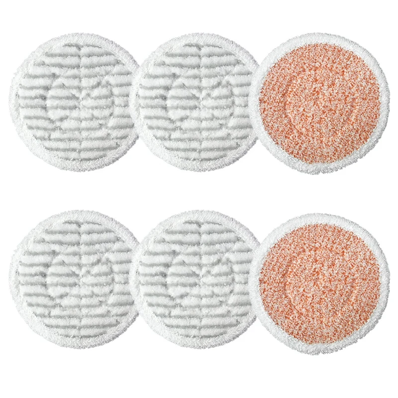 

6 Pcs Mop Pad Mop Cloth Pads Compatible For Shark S7000 S7001 T2 T21 U6002 Steam Mop Part Accessories