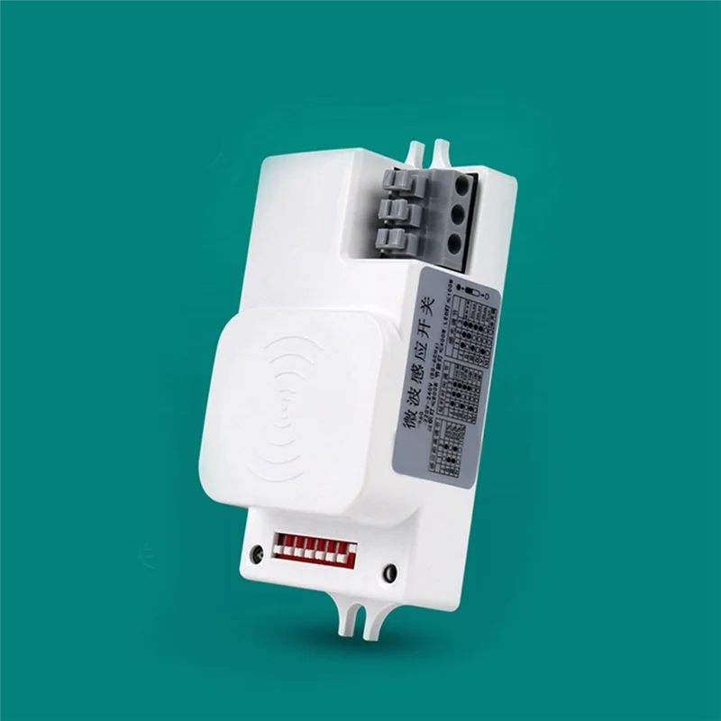ABDE-TD 1 шт. 5,8G микроволновый сенсорный переключатель 220 В регулируемый многофункциональный светодиодный радарный датчик