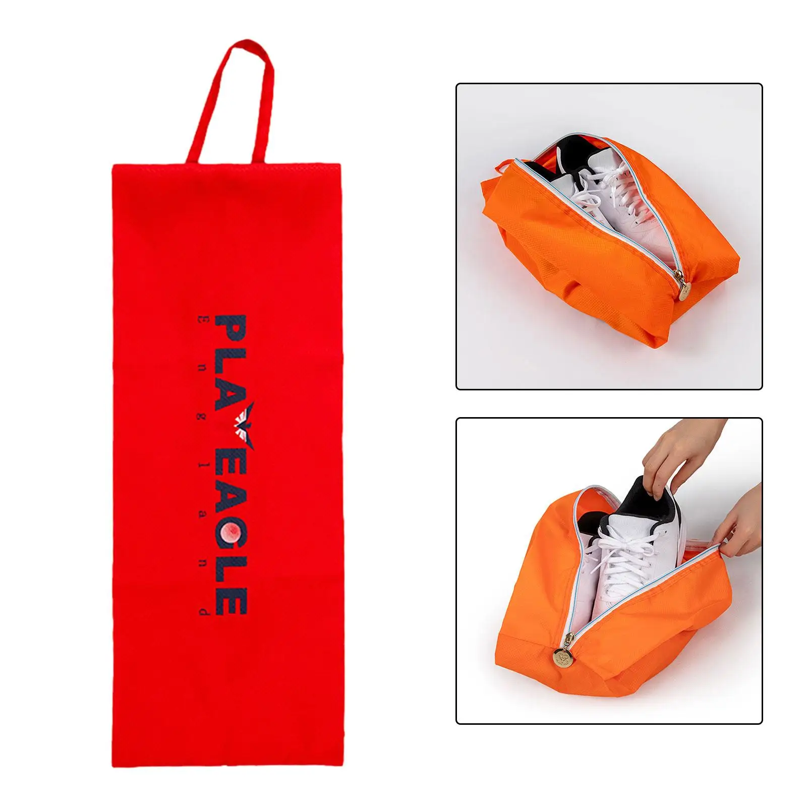 Golf Shoes Bag 15cmx41cm Tear Resistant Portable Durable Organizer Sports Shoes Bag for Fishing Camping Outdoor Hiking Travel