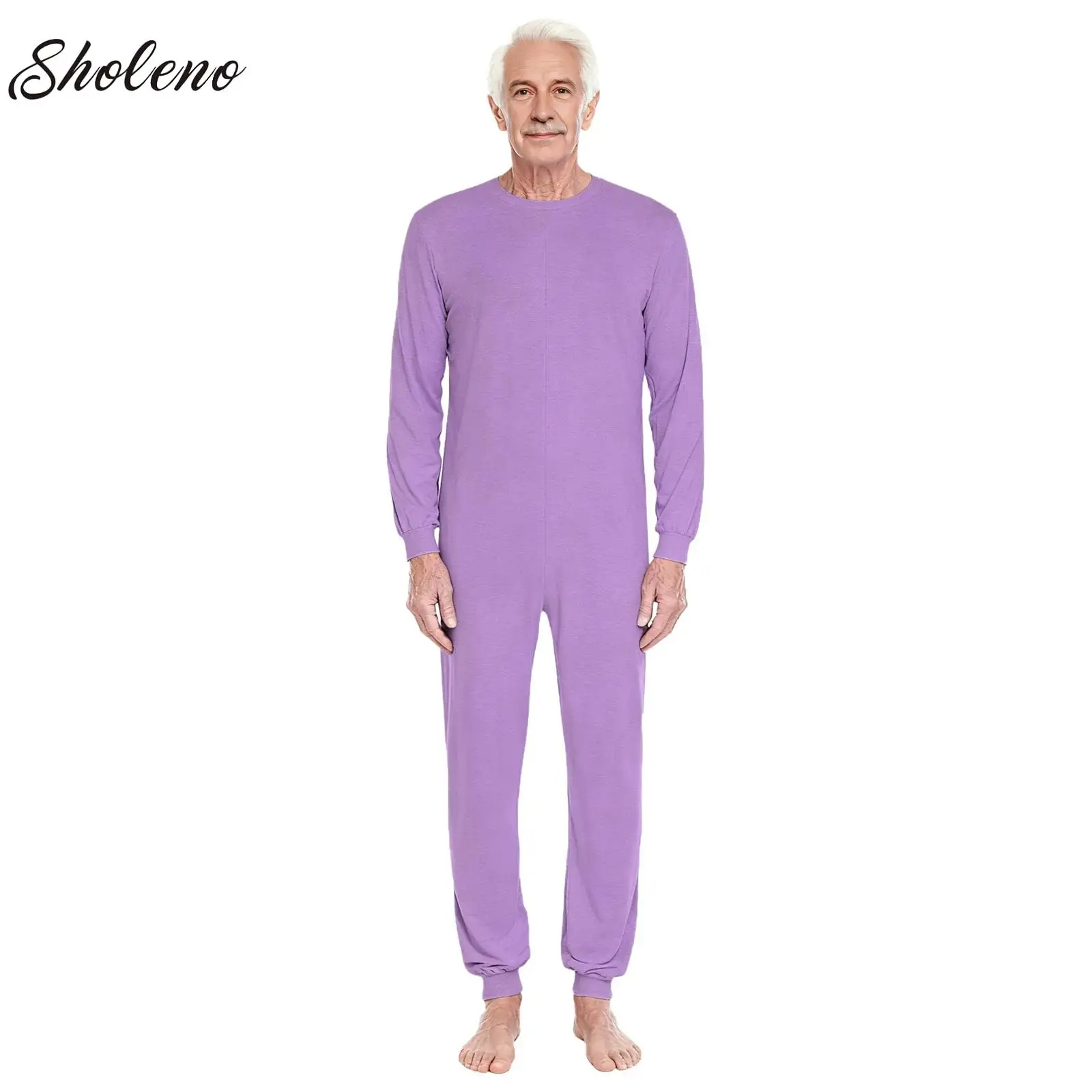 

Комбинезон-пижама на молнии для взрослых женщин, мужчин, пожилых людей и людей с особыми потребностями, адаптированная одежда для людей с ограниченными возможностями и пациентов с болезнью Альцгеймера