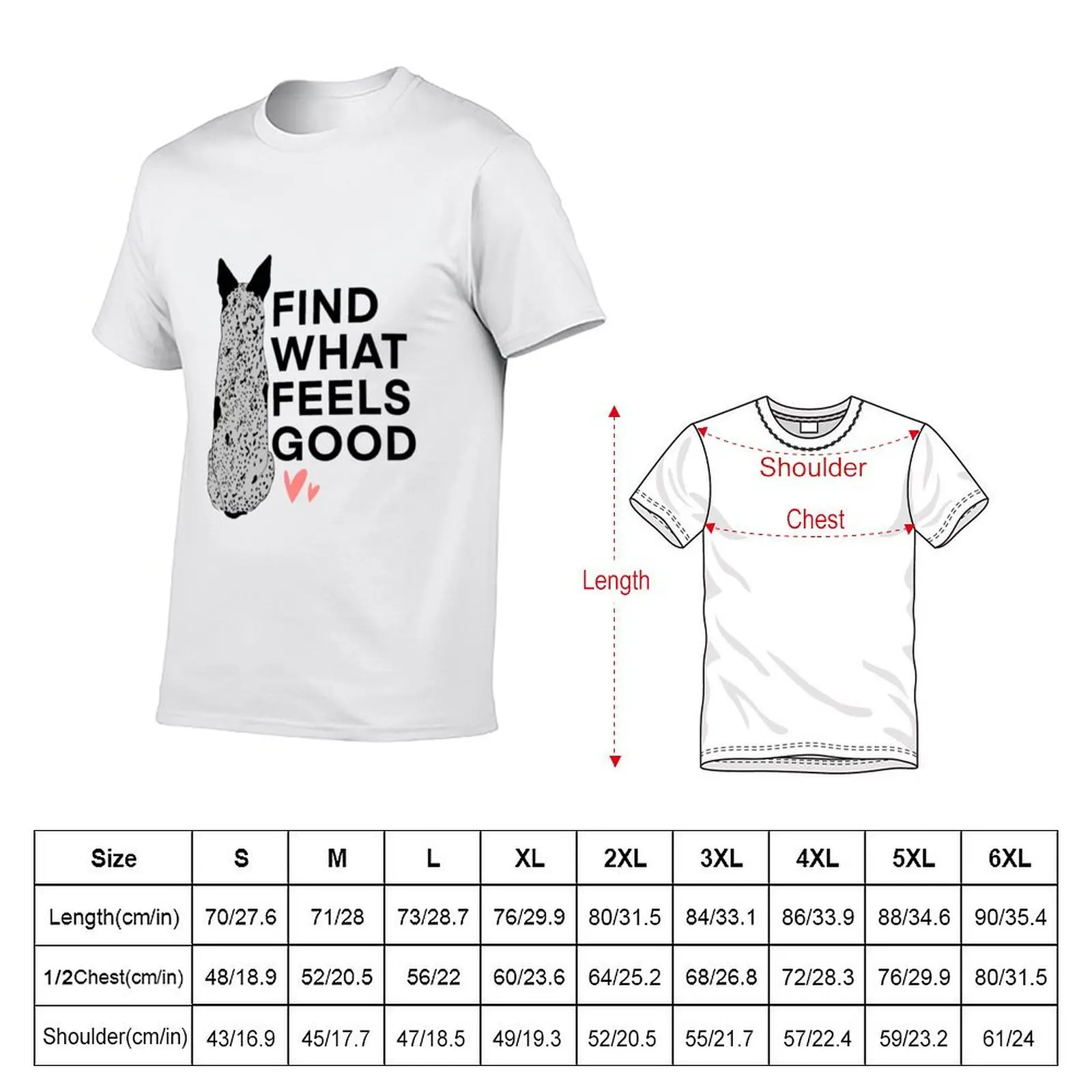 Find What Feels Good T-shirt Aesthetic clothing plus size tops graphics mens clothes