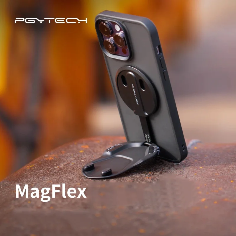 

PGYTECH Mobile Phone Holder For iPhone 16 Pro Max Magnetic Metal Multifunctional Bracket