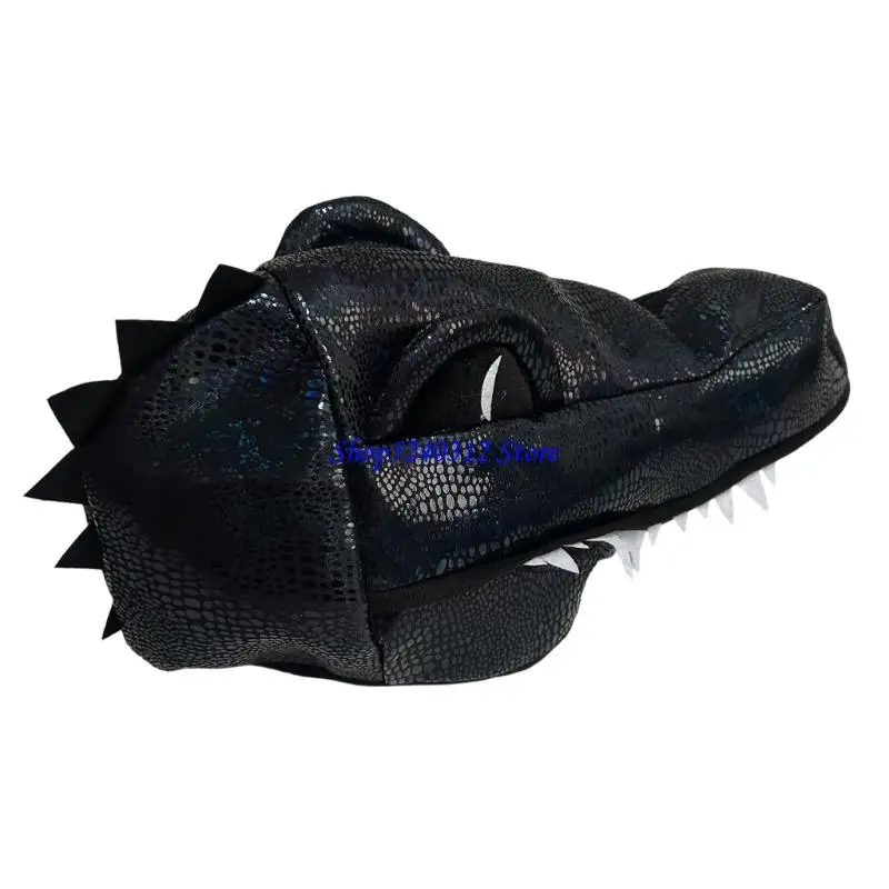 634C Texture Alligators Headwear Comfortable Headgear Hat For Stage Performances Masquerade Party Dressingup Headpiece