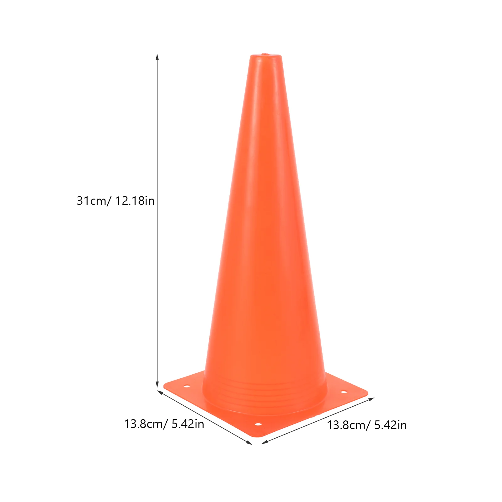 Soccer Training Equipment Safety Cone Football Cones for Road Obstacle Small Ldpe Traffic