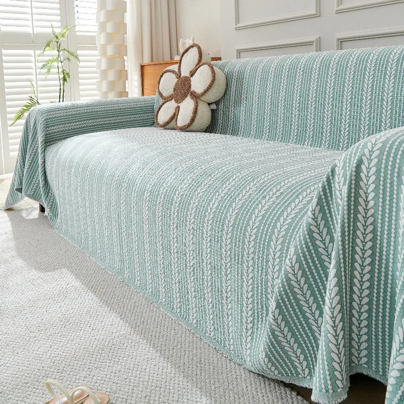 

Big size Couch Cover Luxurious Chenille Sofa Covers with Elegant Texture Heavyweight Cozy Blanket Couch Bed Decor