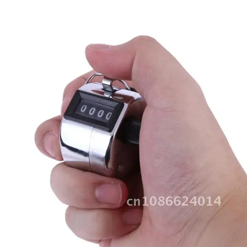 Hand Held Mini Mechanical Digital Manual Counting Golf Clicker Training Counter 4 Digit Number Tally Counter /WS