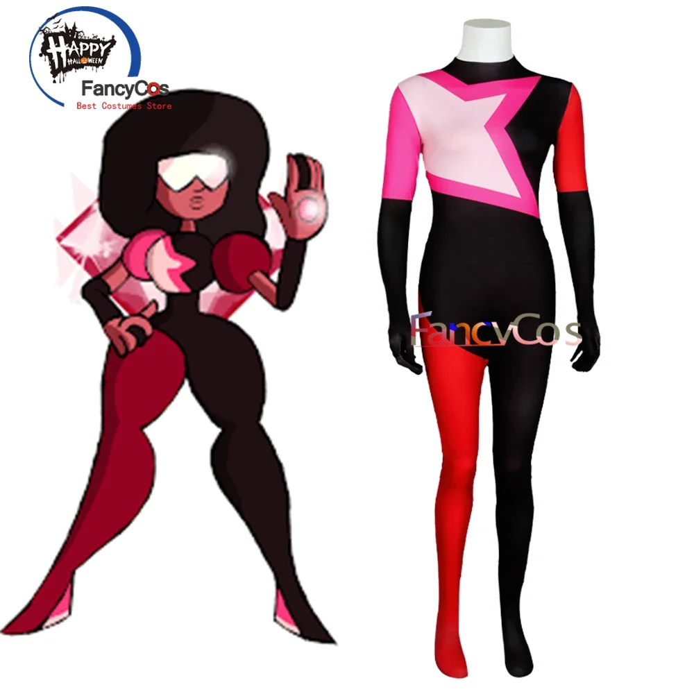 

Anime Steven Universe Season Garnet Cosplay Costume Women Jumpsuit Halloween Adult Custom Made Anime Carnival