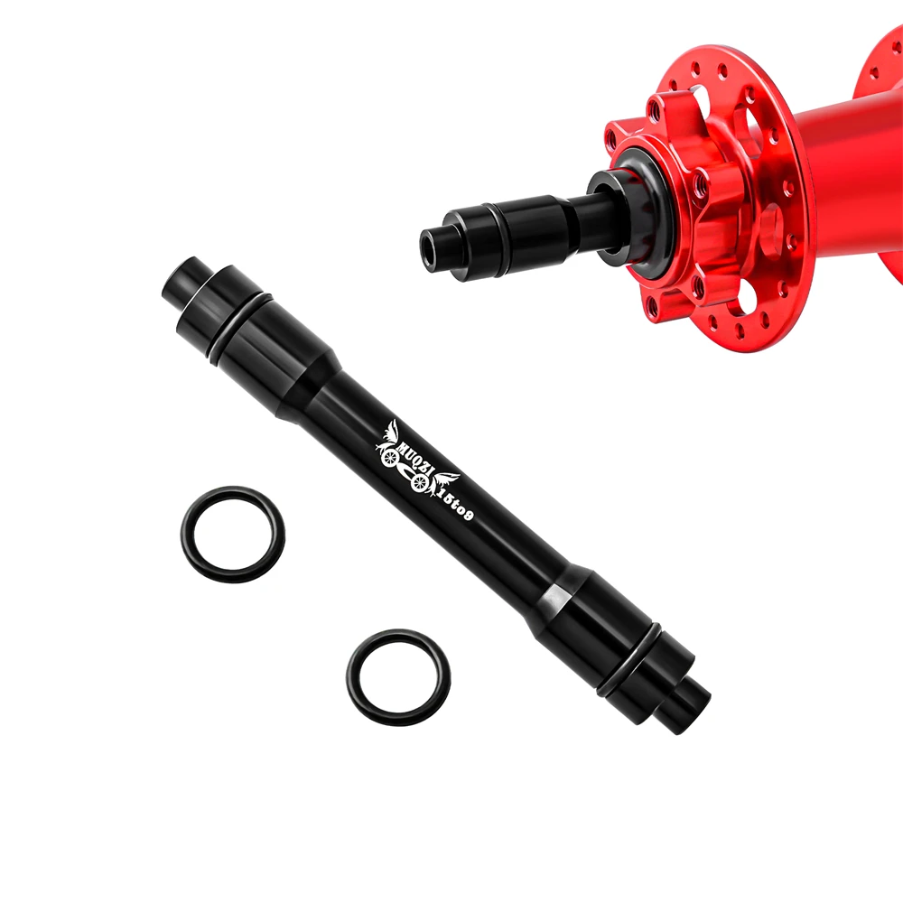 MUQZI Steckachse-Adapter 12 bis 9 mm 110 135 142 148 mm 15 bis 9 100 mm Steckachse auf Schnellspanner für MTB-Rennrad vorne und hinten