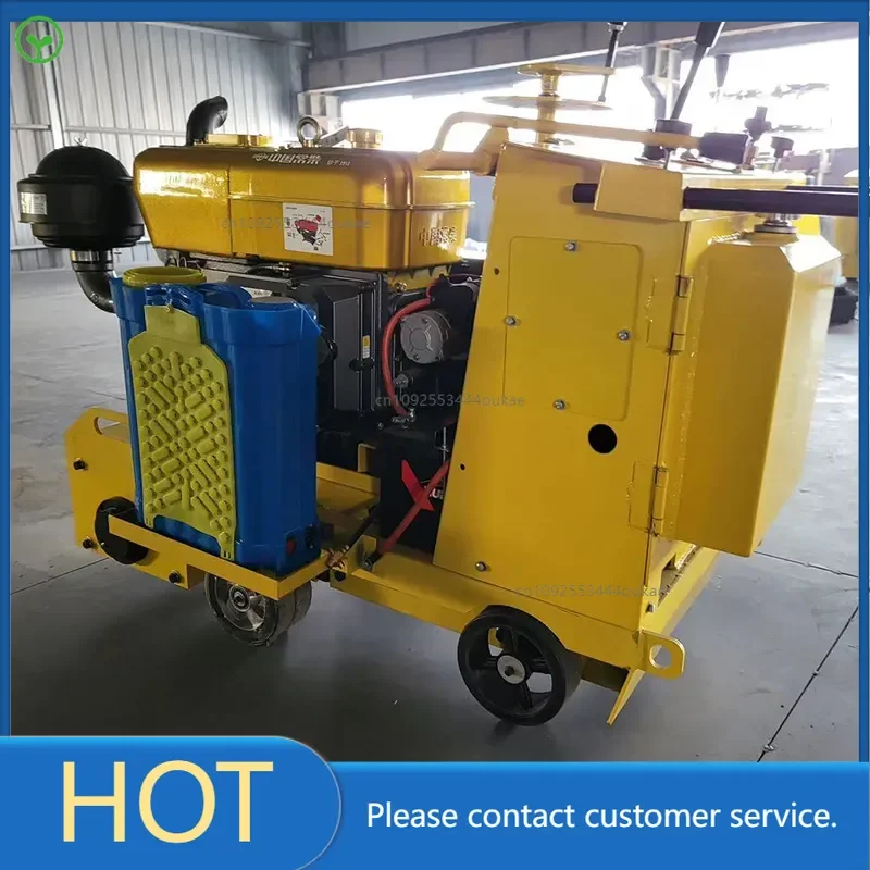 Full hydraulic hand-push electric milling machine 360 hydraulic automatic milling machine, small deep hair pulling machine