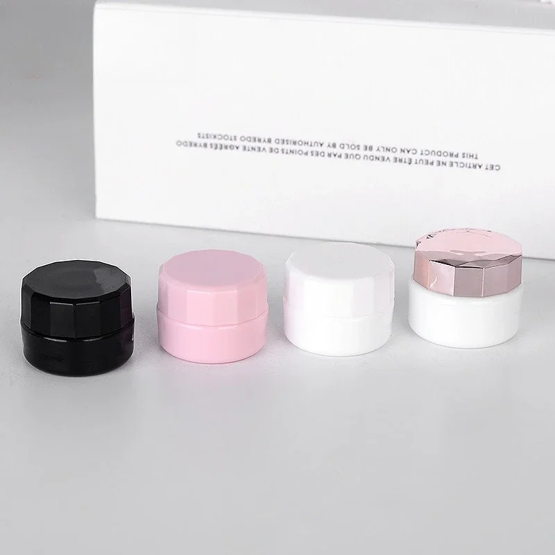 

3g/5g PP Plastic Cream Box Bottle Face Cream Lotion Nail Polish Cosmetics Sub Bottle Empty for Travel Portable Care Storage Tool