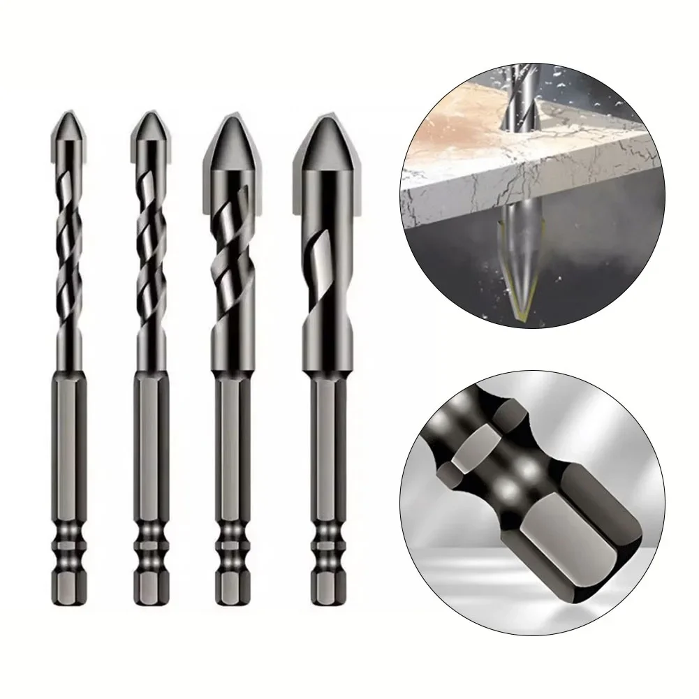 Multifunction High Hardness Eccentric Drill Precision Drilling 6-12mm Glass Tile Ceramic Punching Rock Slab Triangle Drill Bit
