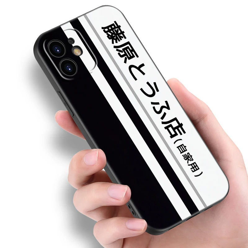 Anime Initial D AE86 Black Phone Case For Huawei Pura70 Pro Plus P60 Pro P50 P40 P30 P20 Pro P10 Lite PSmart Z PSmart 2021 Cover