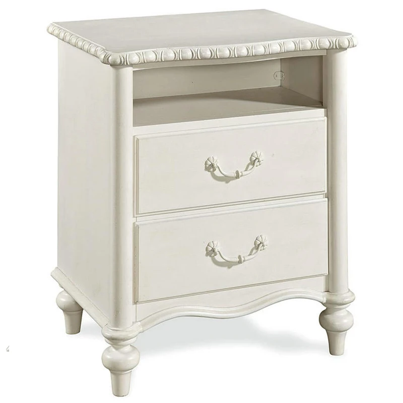 

American bedside table, rural furniture, mini all-solid wood bedside storage cabinet, high-end customization