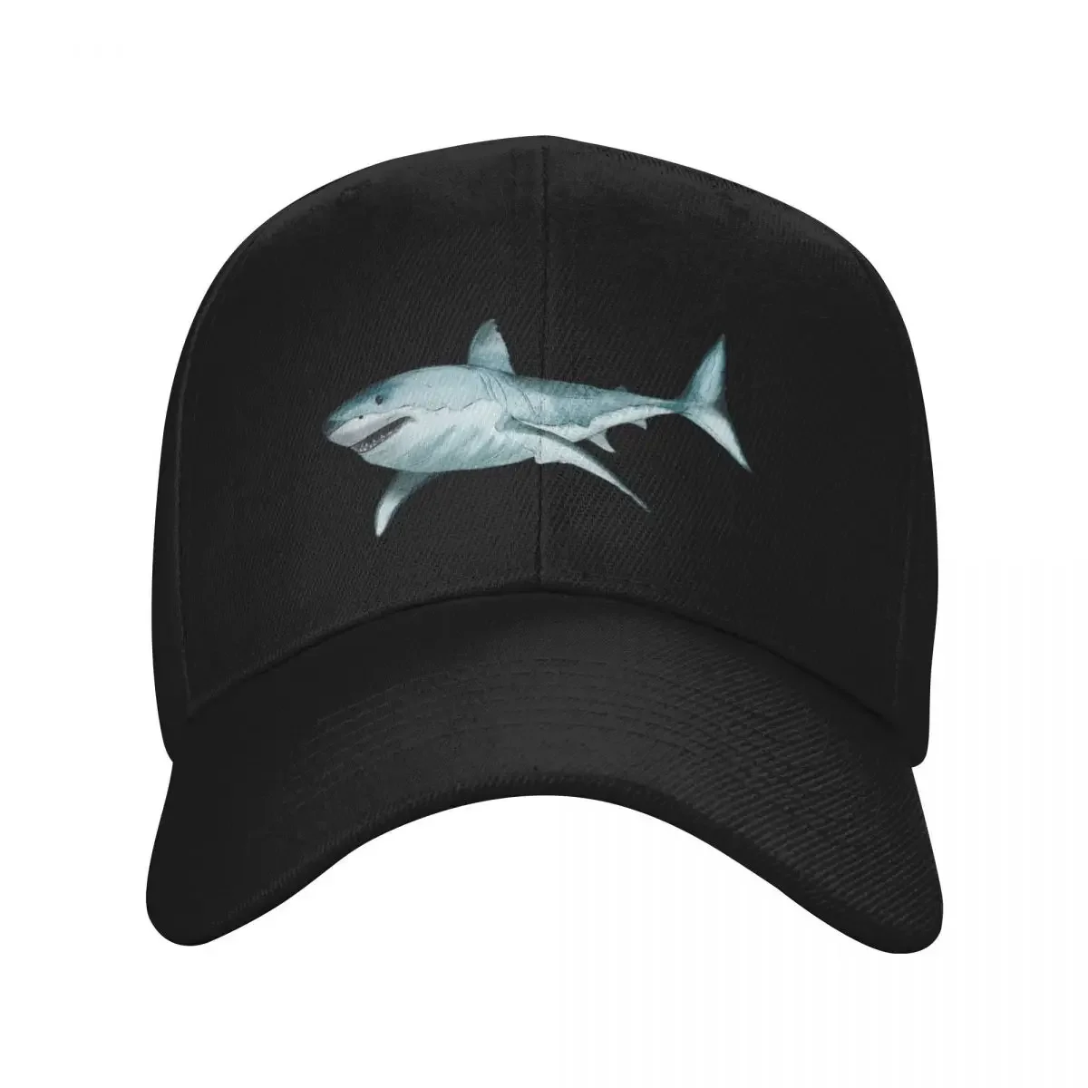 Watercolor Great White Shark Baseball Cap Snapback Cap Ball Cap Women's Beach Visor Men's