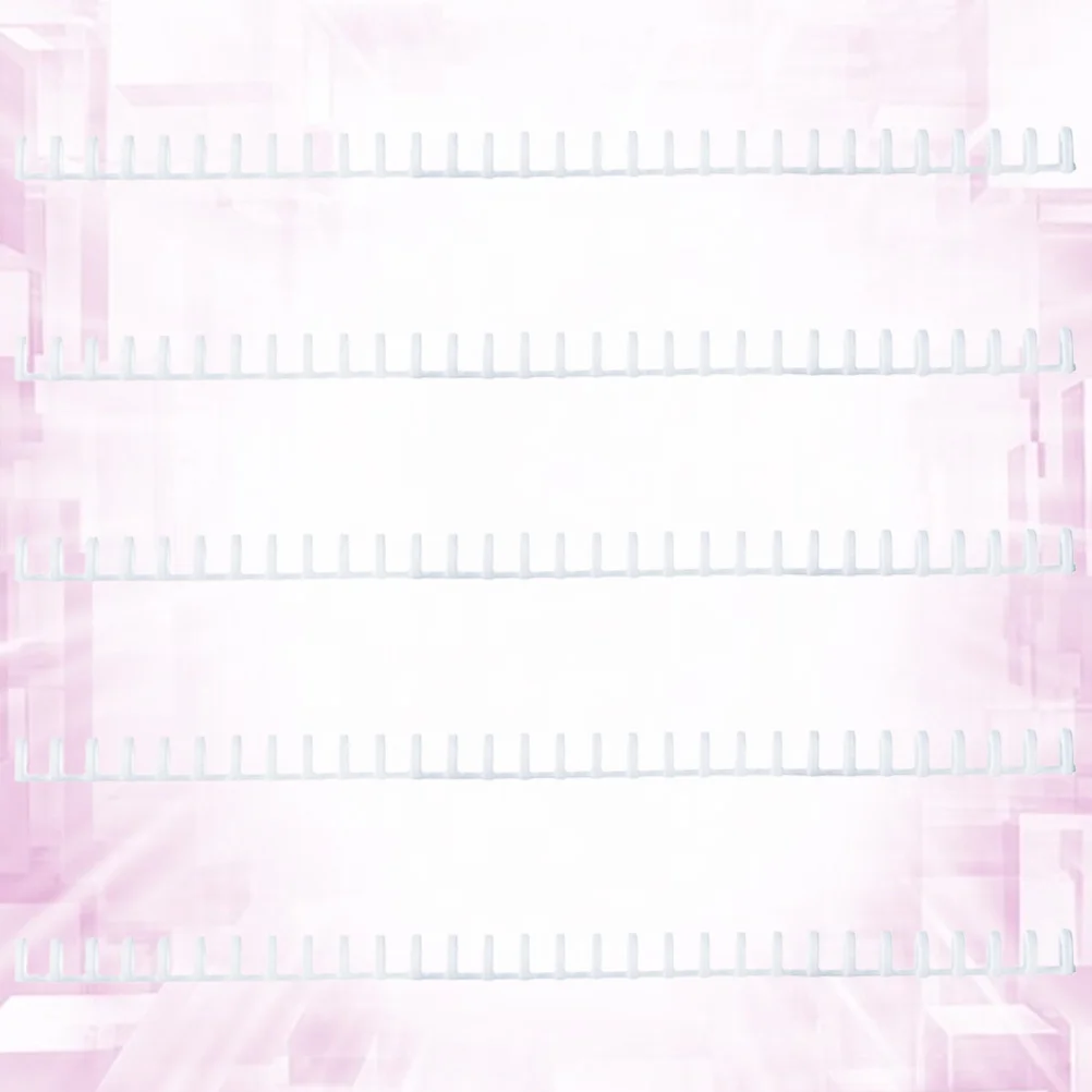 Bisagra de libro cortable de 30 agujeros, carpeta de hojas sueltas Premium para manualidades de cuaderno DIY, bisagra de hojas largas y sueltas, 5 uds., 10Mm