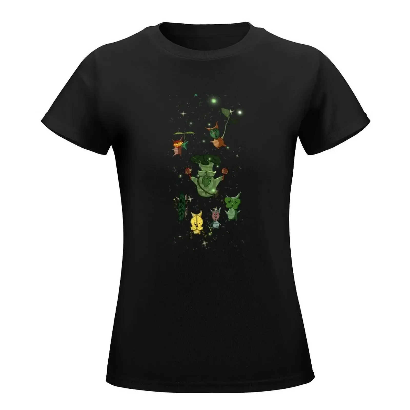 Hestu and koroks T-Shirt anime clothes summer clothes Women's cotton t-shirt