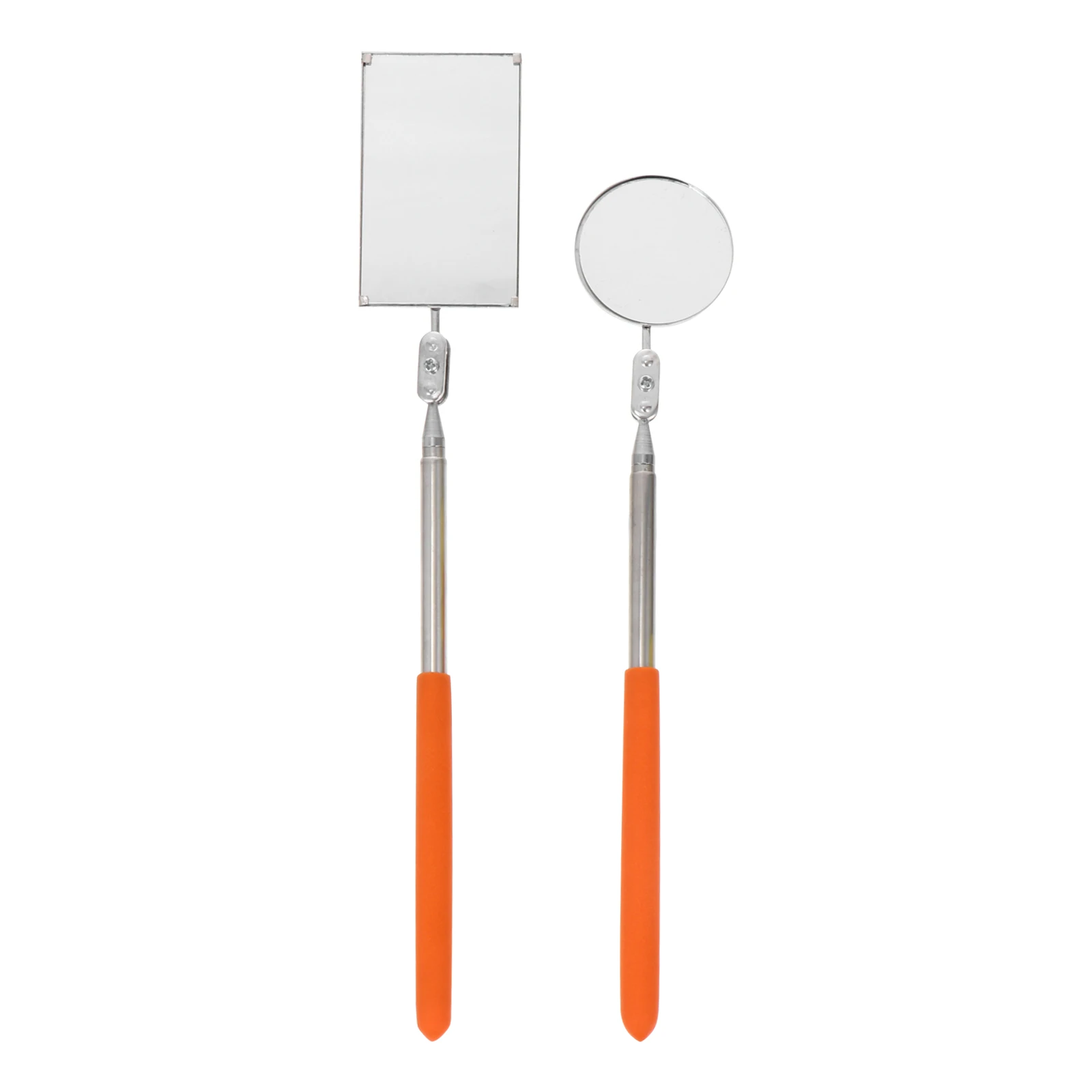 

2Pcs Car Telescoping Inspection Mirror 360 Degree Swivel Vehicle Tool Retractable for Tight Areas and Auto Parts Repair
